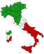 Χάρτης της Ιταλίας