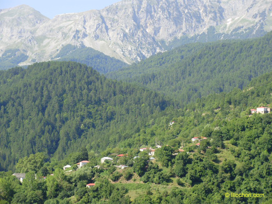 Άποψη του χωριού Ηλιοχώρι από την εκκλησία του Προφήτη Ηλία