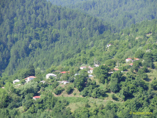 Άποψη του χωριού Ηλιοχώρι από την εκκλησία του Προφήτη Ηλία